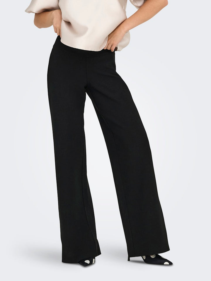 Onlclever Life Hw Wide Pants - Zwart