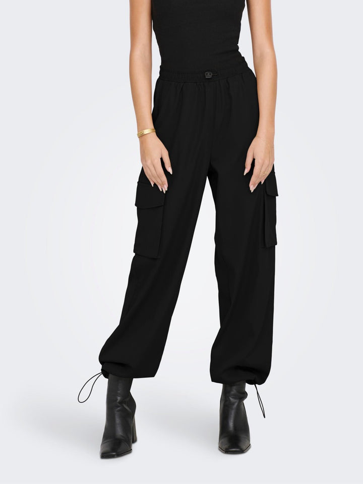 Onlcashi Cargo Pant Wvn Noos - Zwart