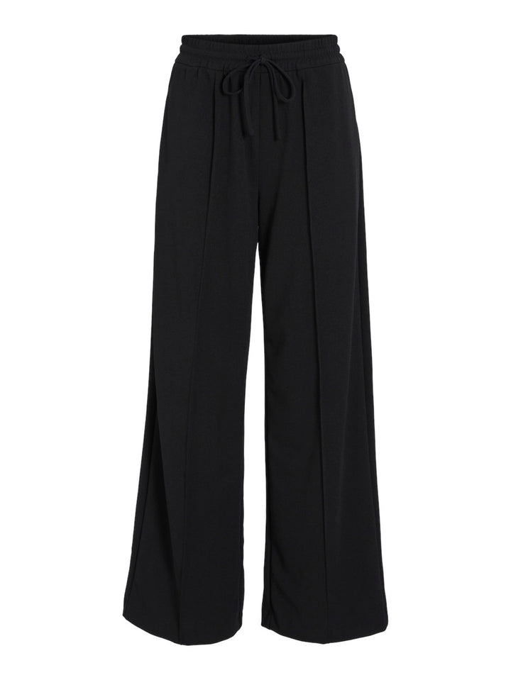 Viclua Hw Wide Pants-noos - Zwart