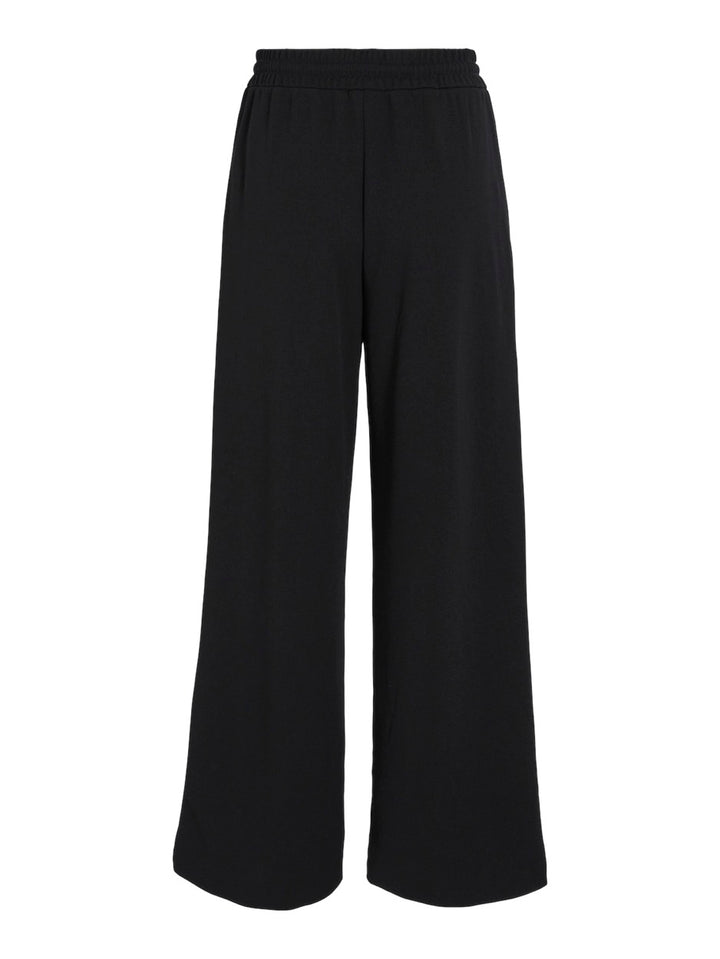 Viclua Hw Wide Pants-noos - Zwart