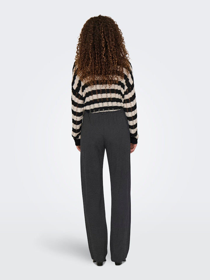 Onlpoptrash Life Mw Straight Pnt Noos - Antraciet