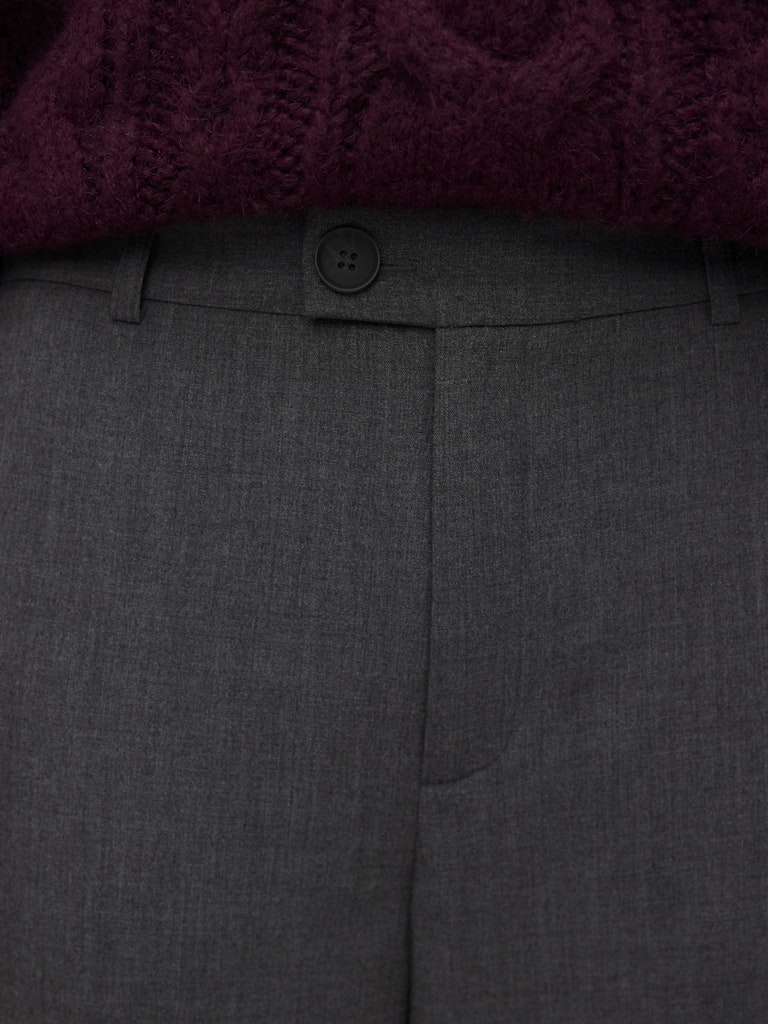 Vmtexas Mw Straight Pant Noos - Grijs Melee