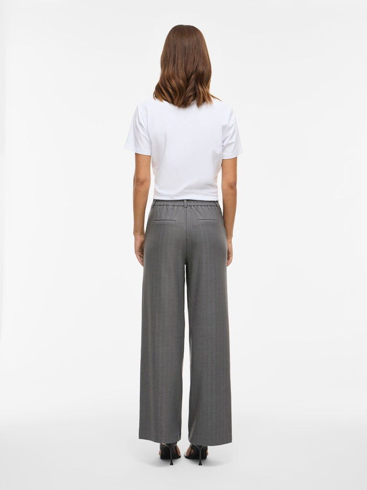 Vivarone Pattern Hw Wide Pant - Noos - Grijs Melee