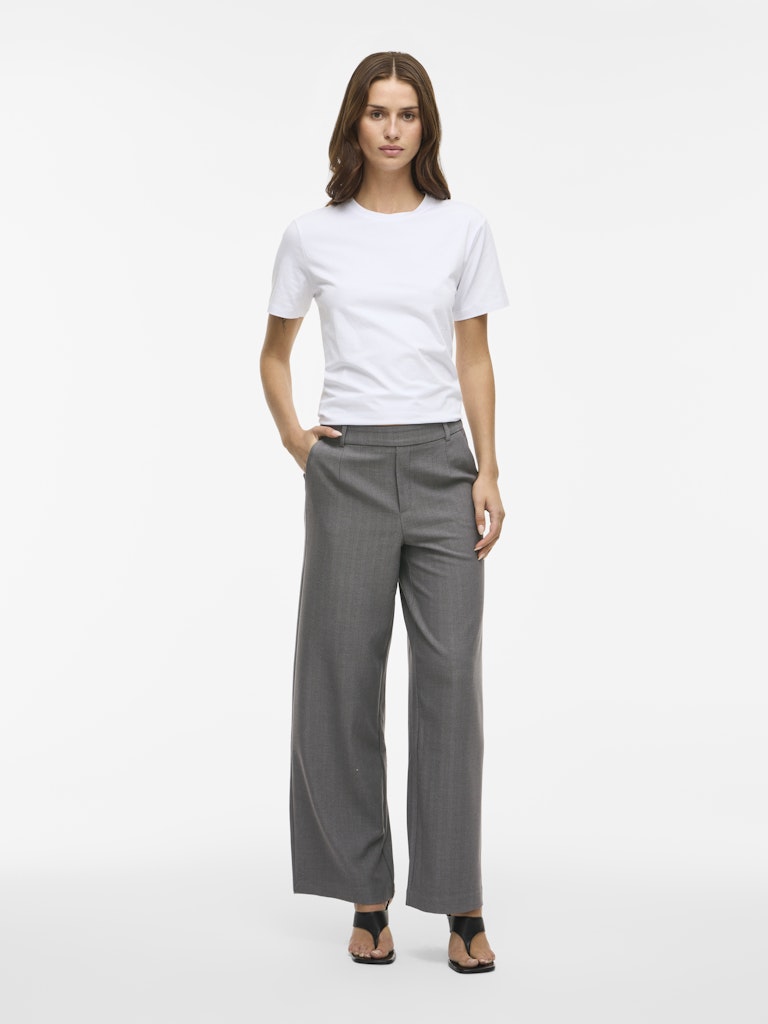 Vivarone Pattern Hw Wide Pant - Noos - Grijs Melee