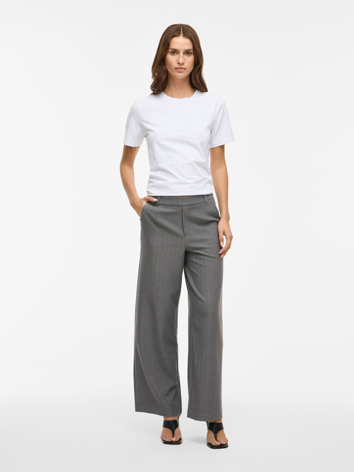Vivarone Pattern Hw Wide Pant - Noos - Grijs Melee