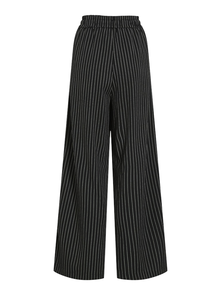 Viclua Hw Striped Pants - Zwart Dessin