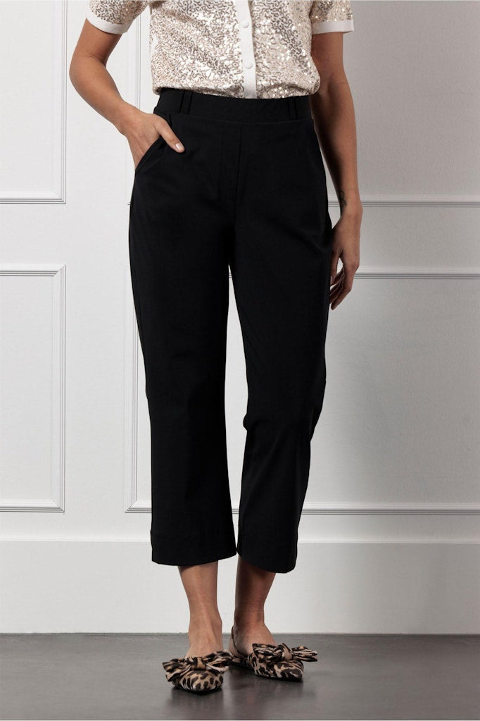 Anne Capri Trousers - Zwart