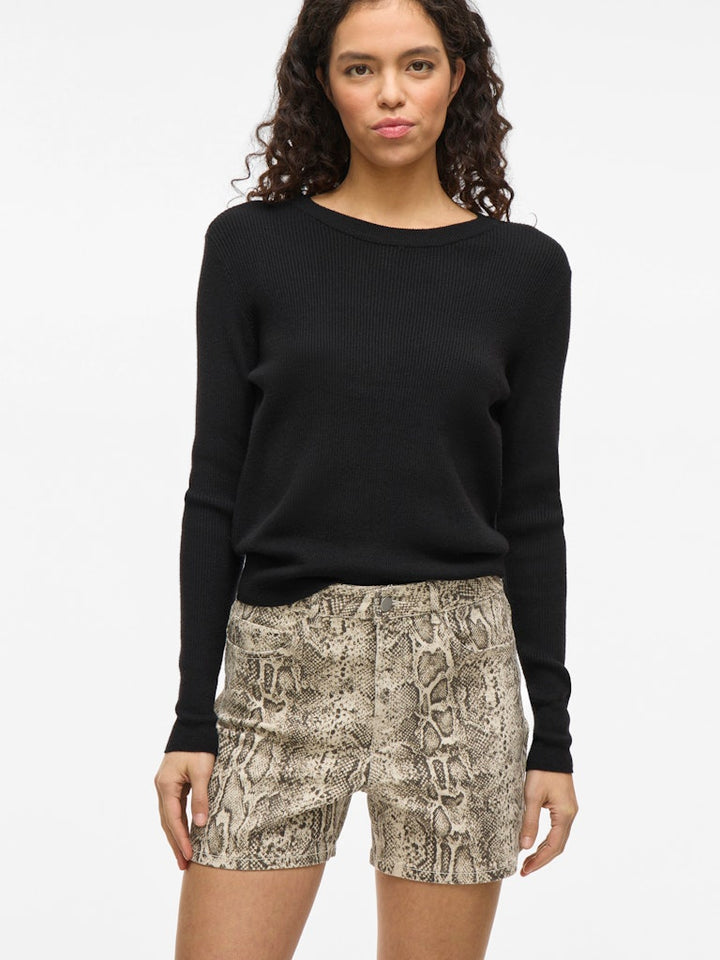 Vichia Rw Denim Short - Bruin Dessin