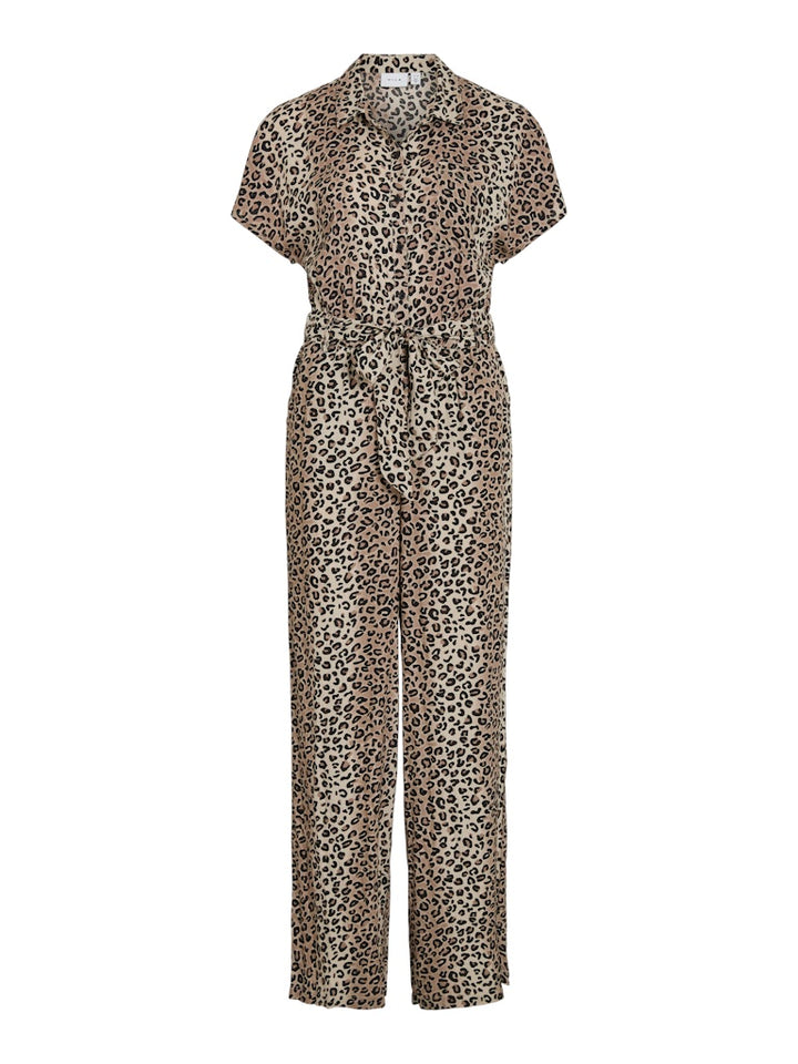 Violine Ss Jumpsuit - Bruin Dessin