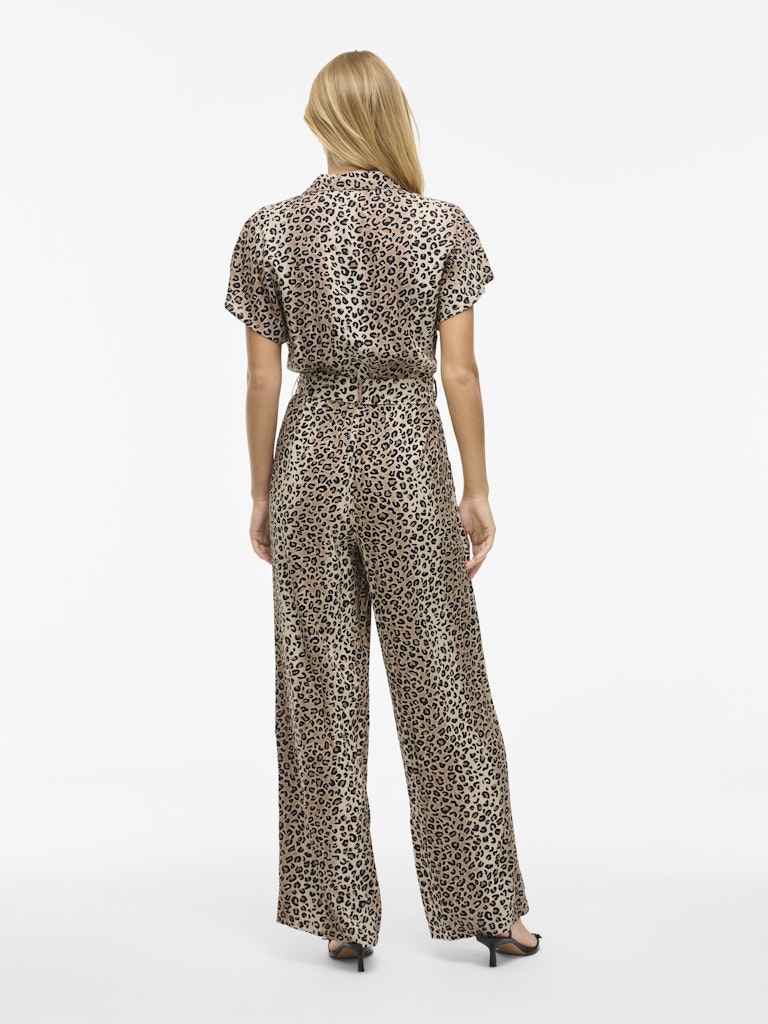 Violine Ss Jumpsuit - Bruin Dessin