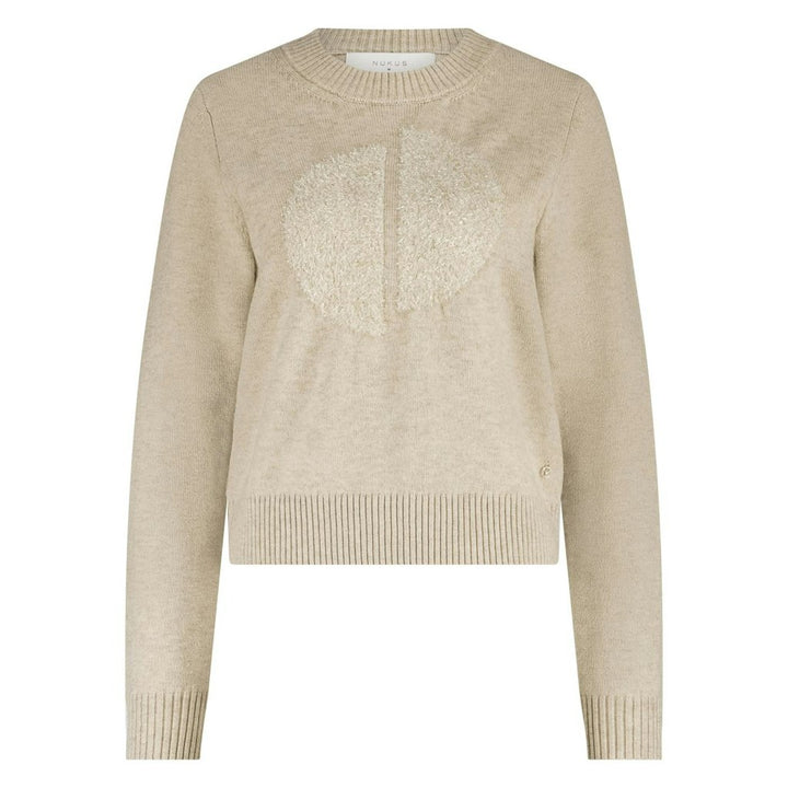 Intarsia Pullover - Zand