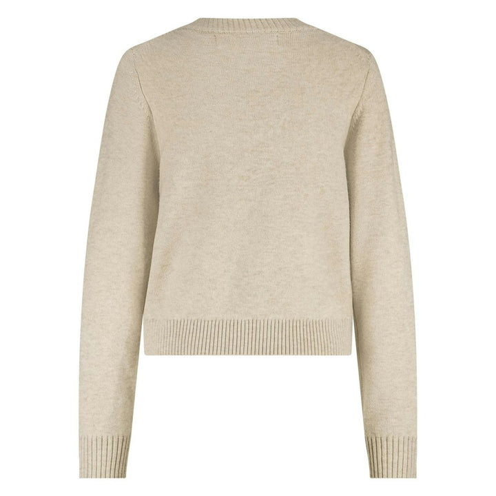 Intarsia Pullover - Zand