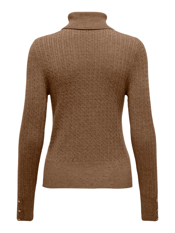 Onllea Ls Roll Neck Knt - Taupe