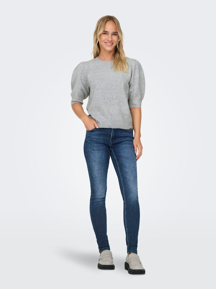 Onlrica Life 2/4 Pullover Knt Noos - Grijs Melee