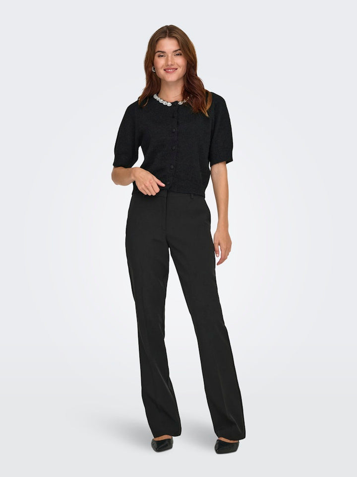 Jdyalva Life 2/4 Embel Cardigan Knt Noos - Zwart