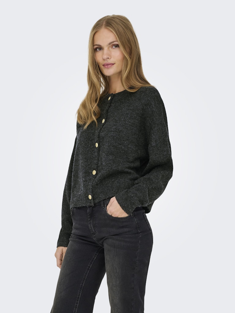 Jdydebbie L/s O-neck Cardigan Knt - Grijs Melee