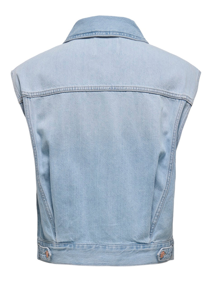 Onlrobyn S/l Dnm Vest Pim Oy - Blue Denim