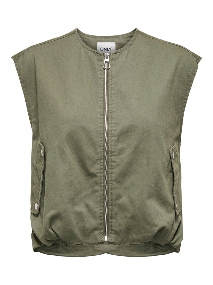Onlstine Waistcoat - Army