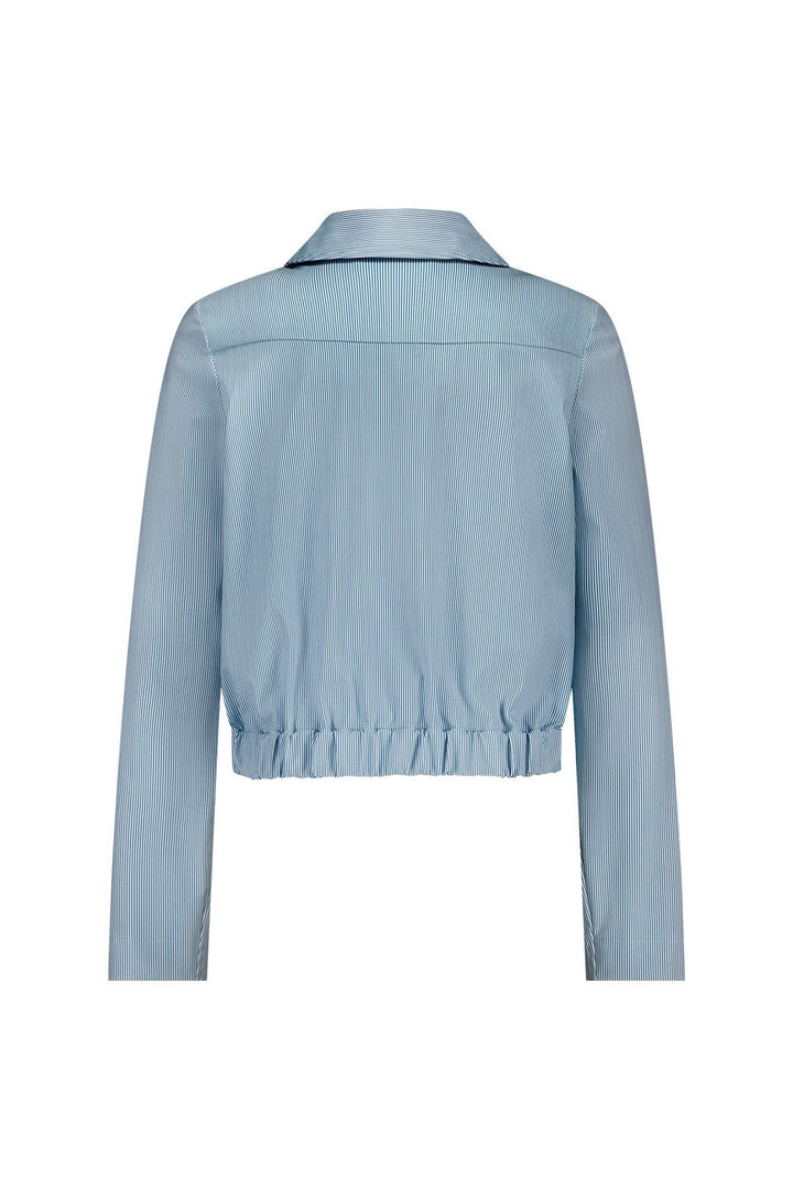 Geertje Stripe Jacket - Blauw Dessin
