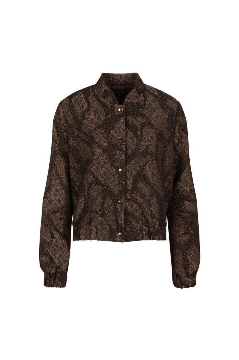 Bomber Fien - Bruin Dessin