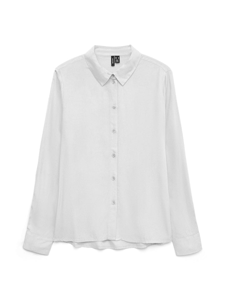 Vmbumpy L/s Basic Shirt Wvn Ga Noos - Off-white