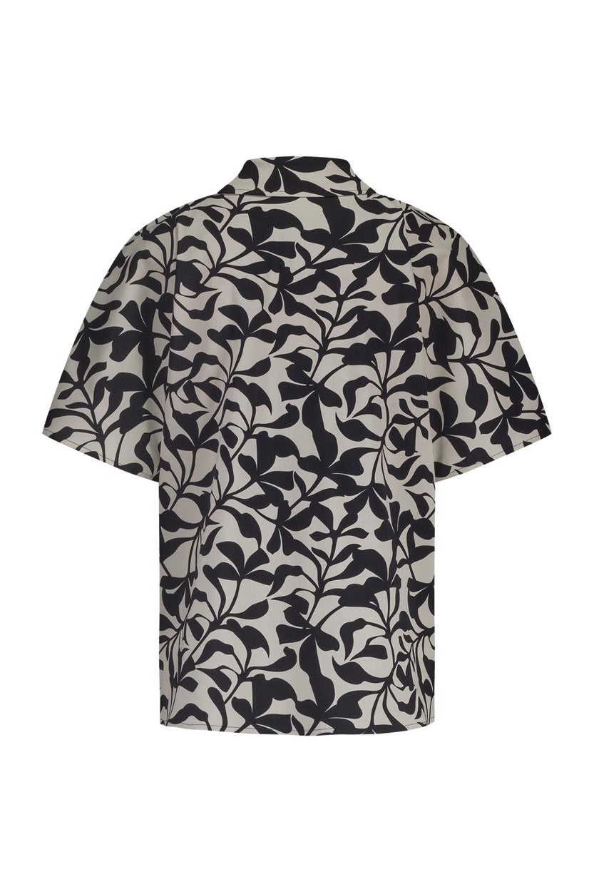 Barb Leafs Blouse - Off-white