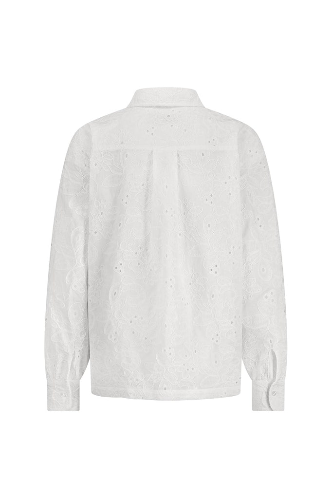 Jitte Broderie Blouse - Off-white