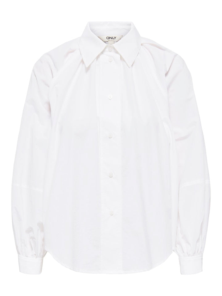 Onlriver Ls Shirt Ox Wvn - Off-white