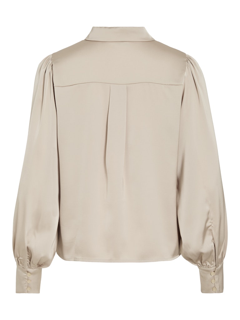 Vienna Ravenna L/s Balloon Shirt - Noos - Beige
