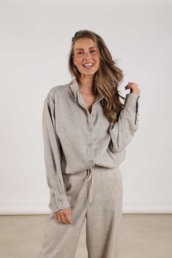 Lara Blouse Strass - Zand Dessin