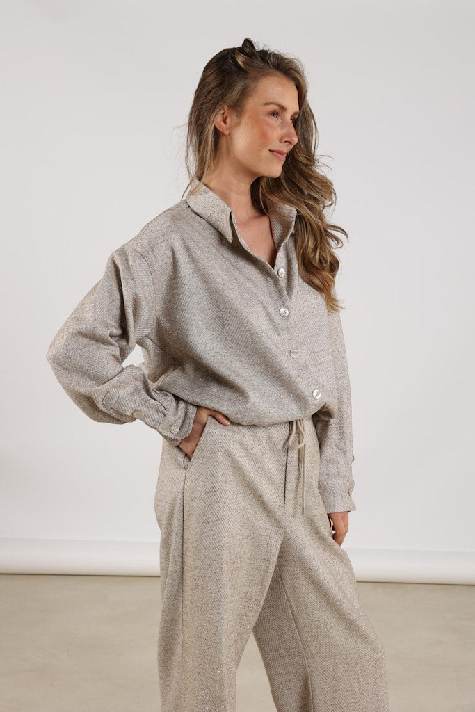 Lara Blouse Strass - Zand Dessin