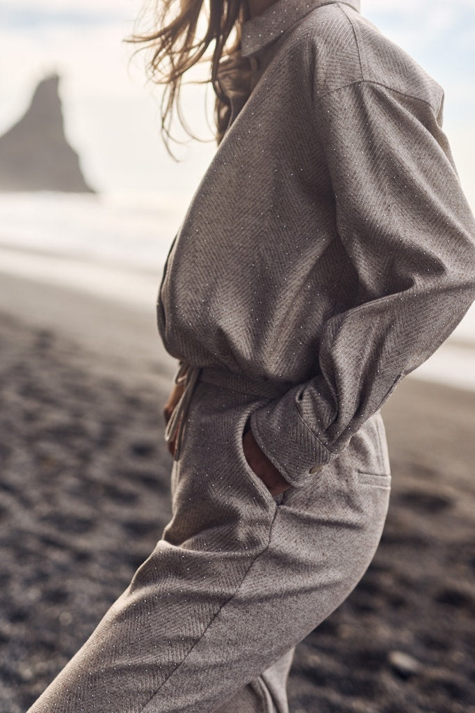 Lara Blouse Strass - Zand Dessin