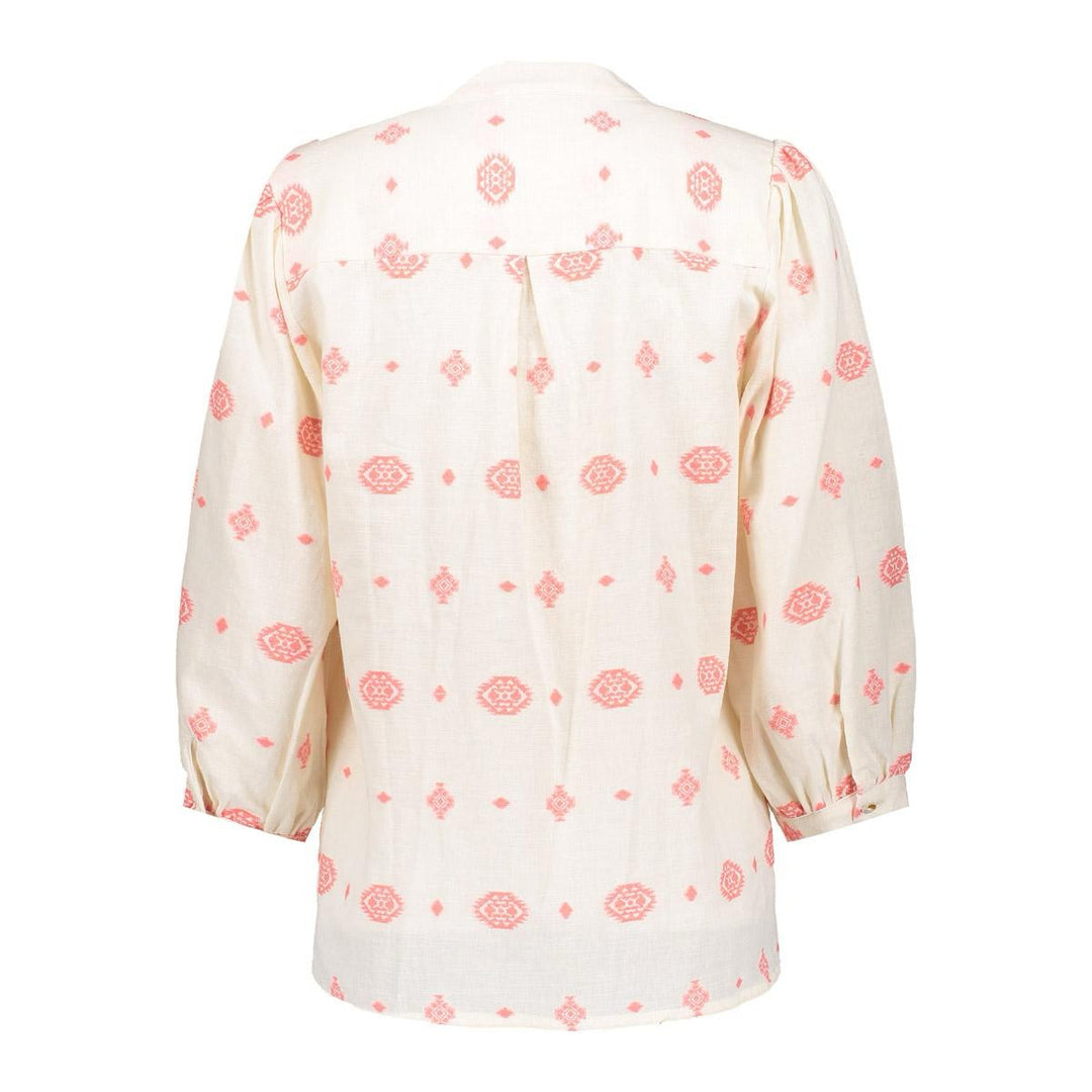 Blouse Embroidery - Ecru Dessin