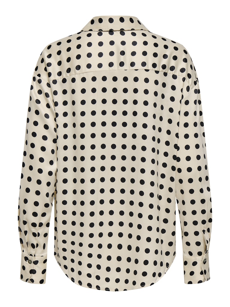 Onllydia Ls Satin Shirt - Ecru Dessin