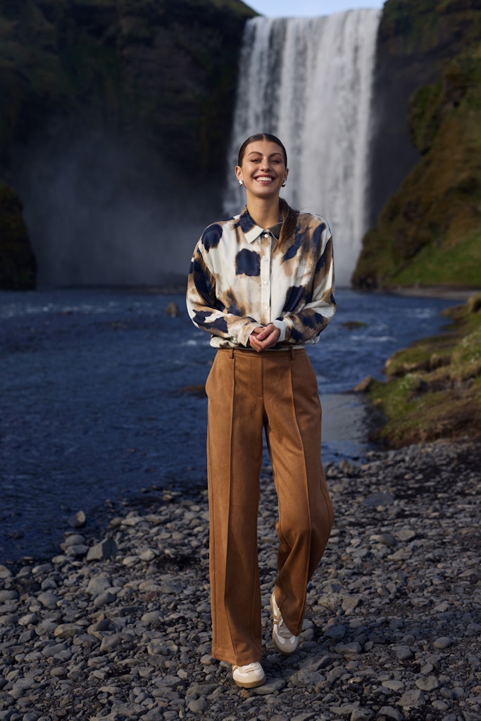 Noeria Blouse - Ecru Dessin