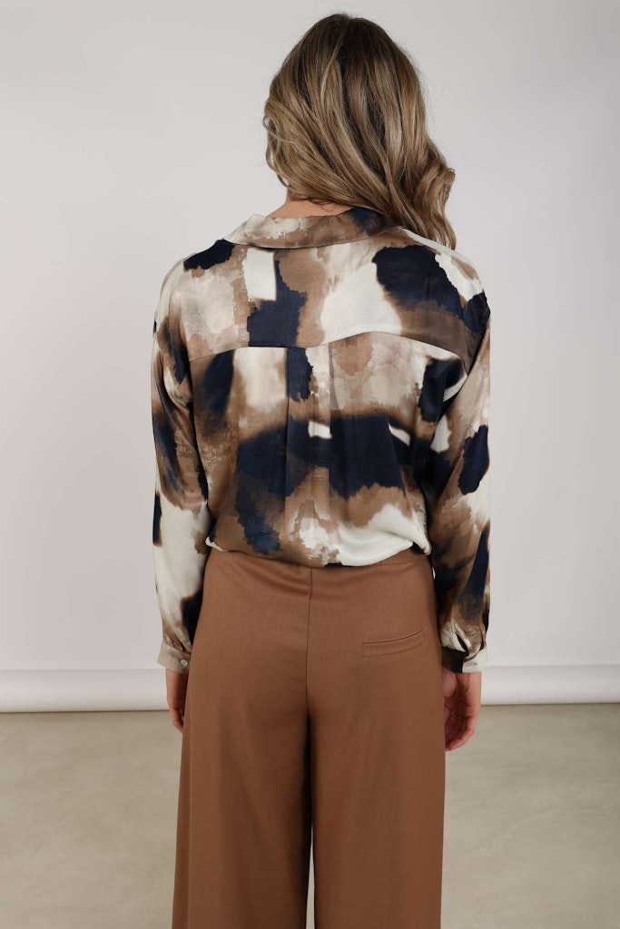 Noeria Blouse - Ecru Dessin