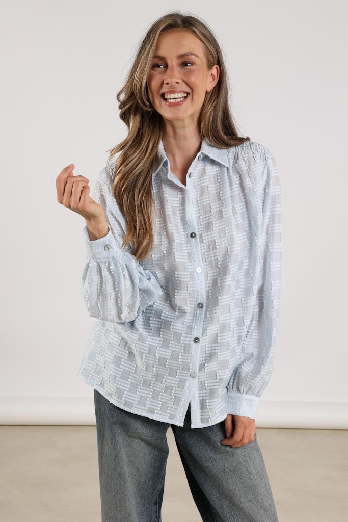 Fenne Blouse - Lichtblauw