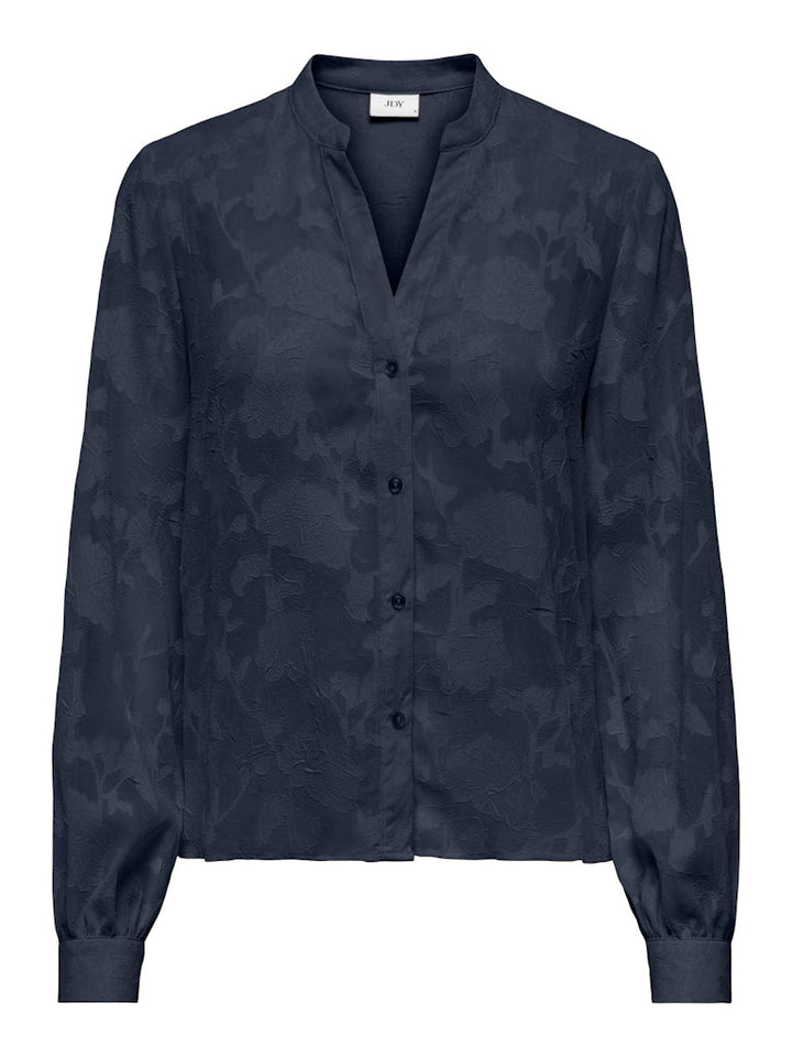 Jdygrace L/s V-neck Shirt Wvn - Navy