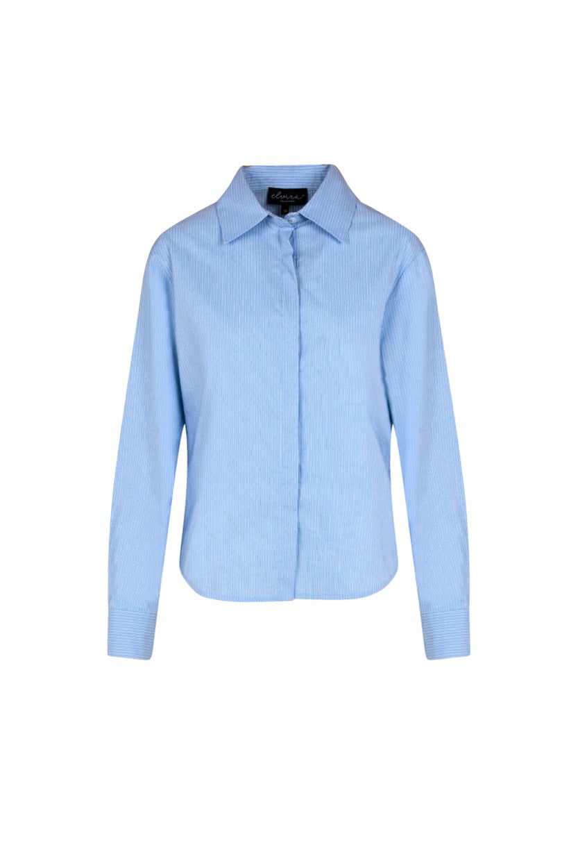 Blouse Fien - Blauw Dessin