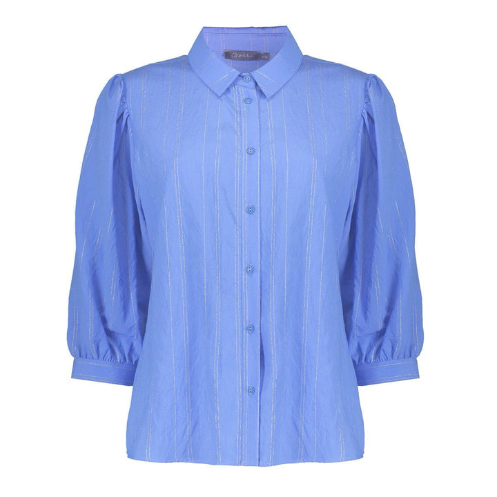 Blouse - Blauw Dessin
