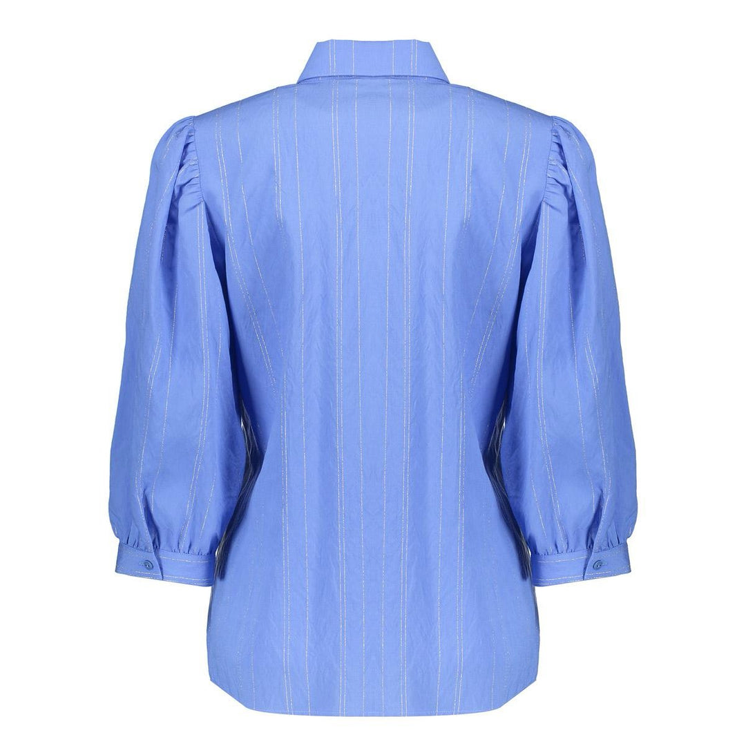 Blouse - Blauw Dessin