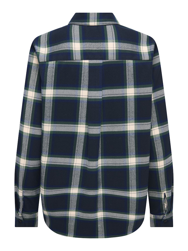 Onlwren Check Shirt - Blauw Dessin