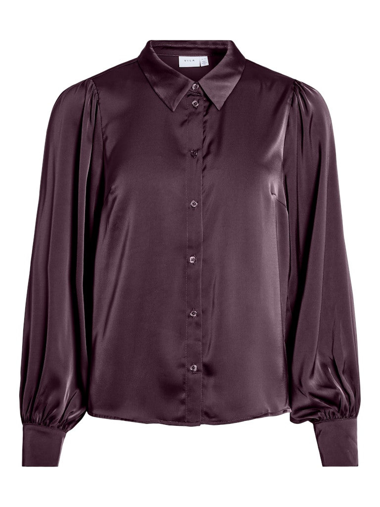 Vienna Ravenna L/s Balloon Shirt - Noos - Bordeaux