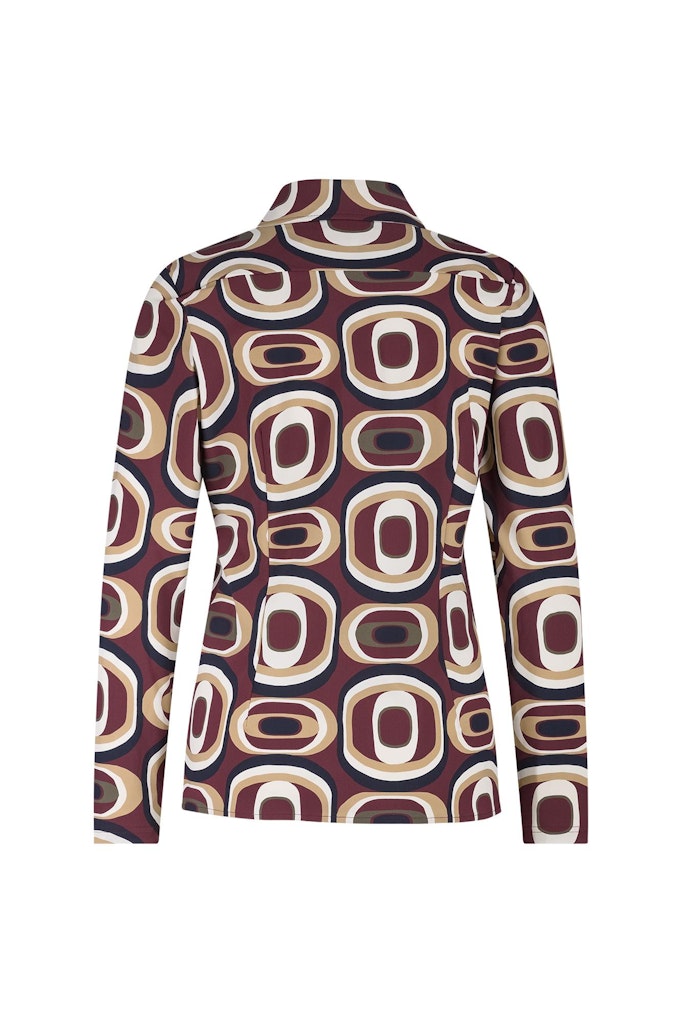 Poppy Retro Shirt - Rood Dessin