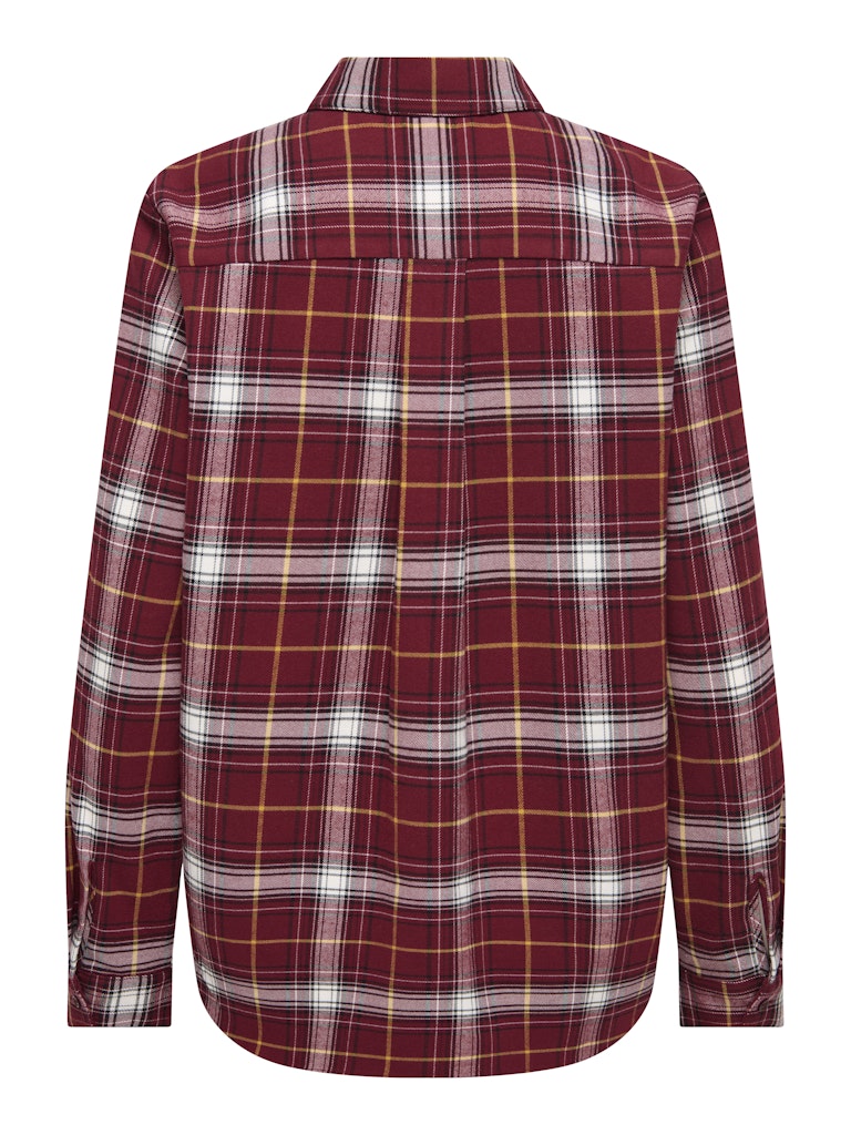 Onlwren Check Shirt - Rood Dessin
