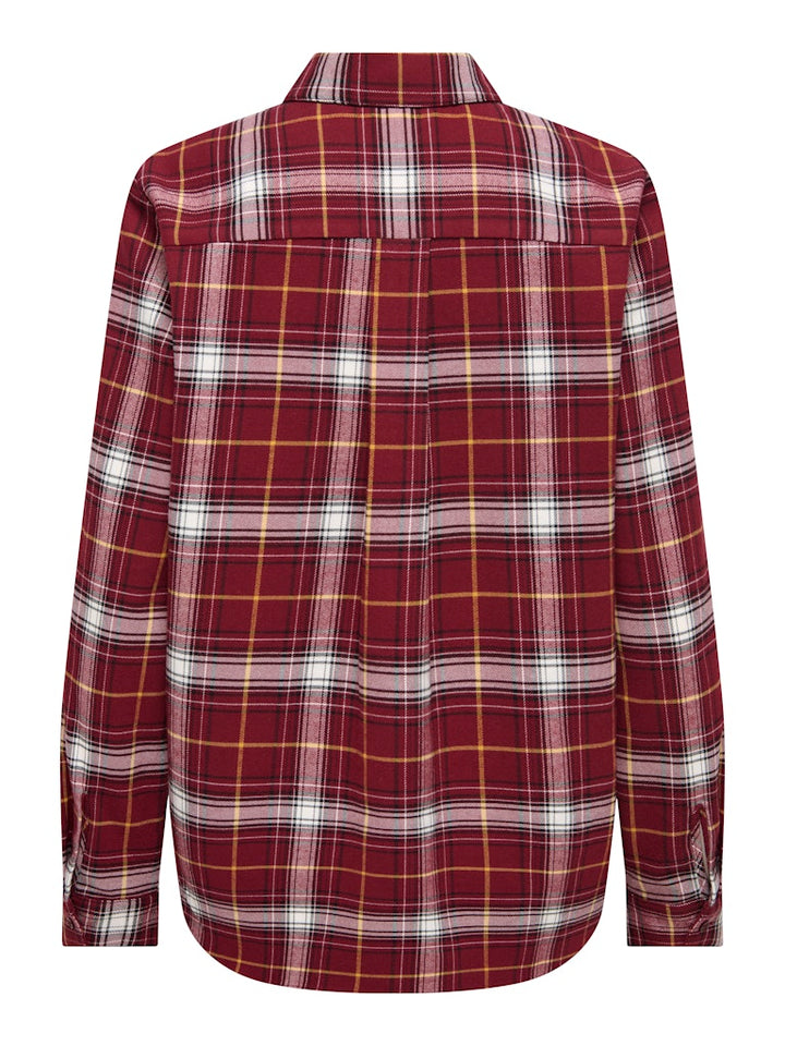 Onlwren Check Shirt - Rood Dessin