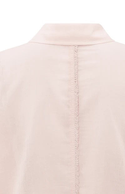 Batwing Blouse With Edges - Licht Roze