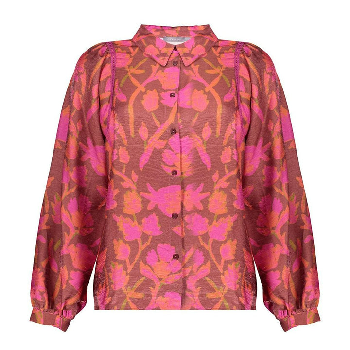 Blouse - Roze Dessin