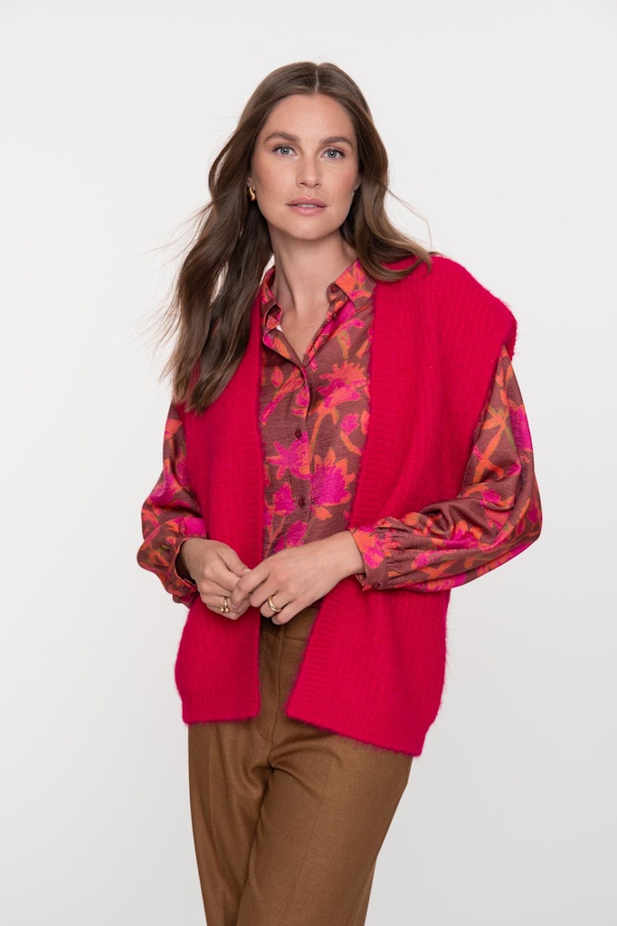 Blouse - Roze Dessin