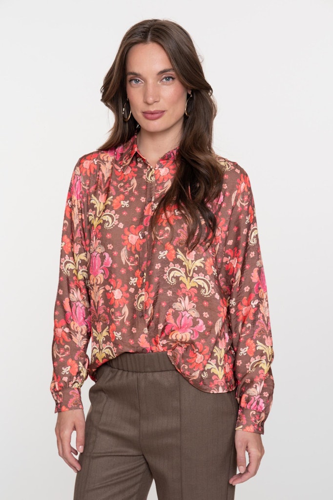 Blouse - Roze Dessin